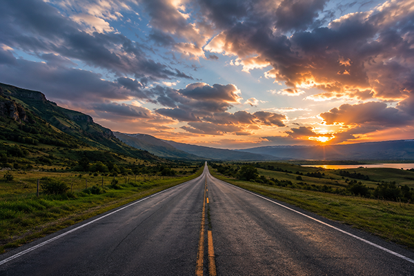 road horizon